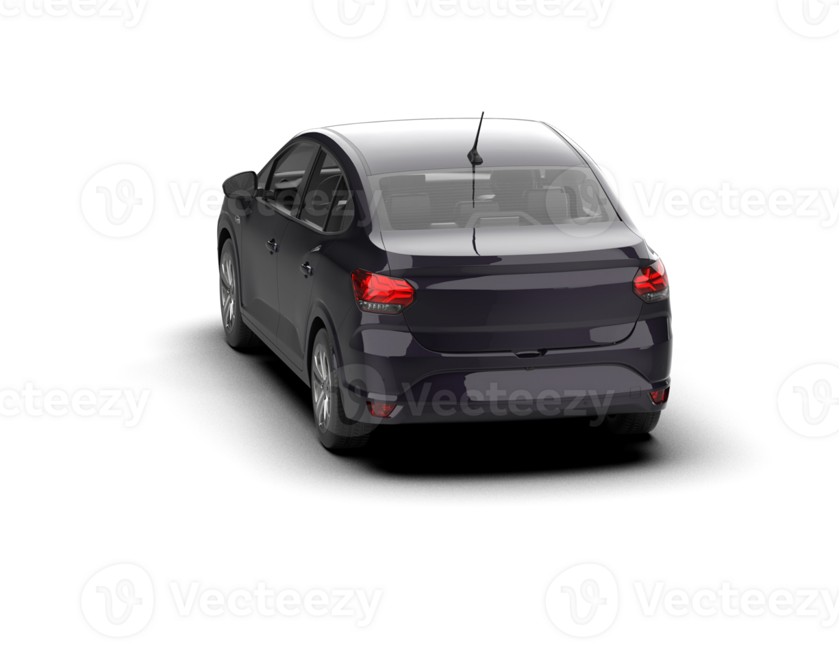 Modern car isolated on background. 3d rendering - illustration png
