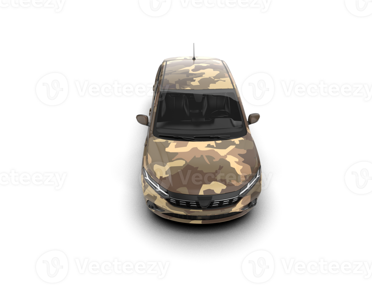 Modern car isolated on background. 3d rendering - illustration png