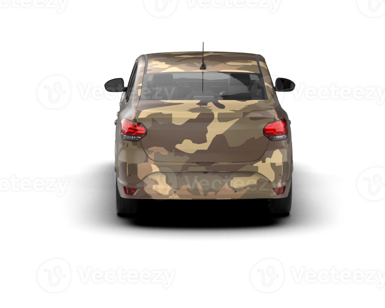 Modern car isolated on background. 3d rendering - illustration png