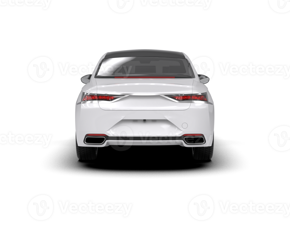 Modern car isolated on background. 3d rendering - illustration png