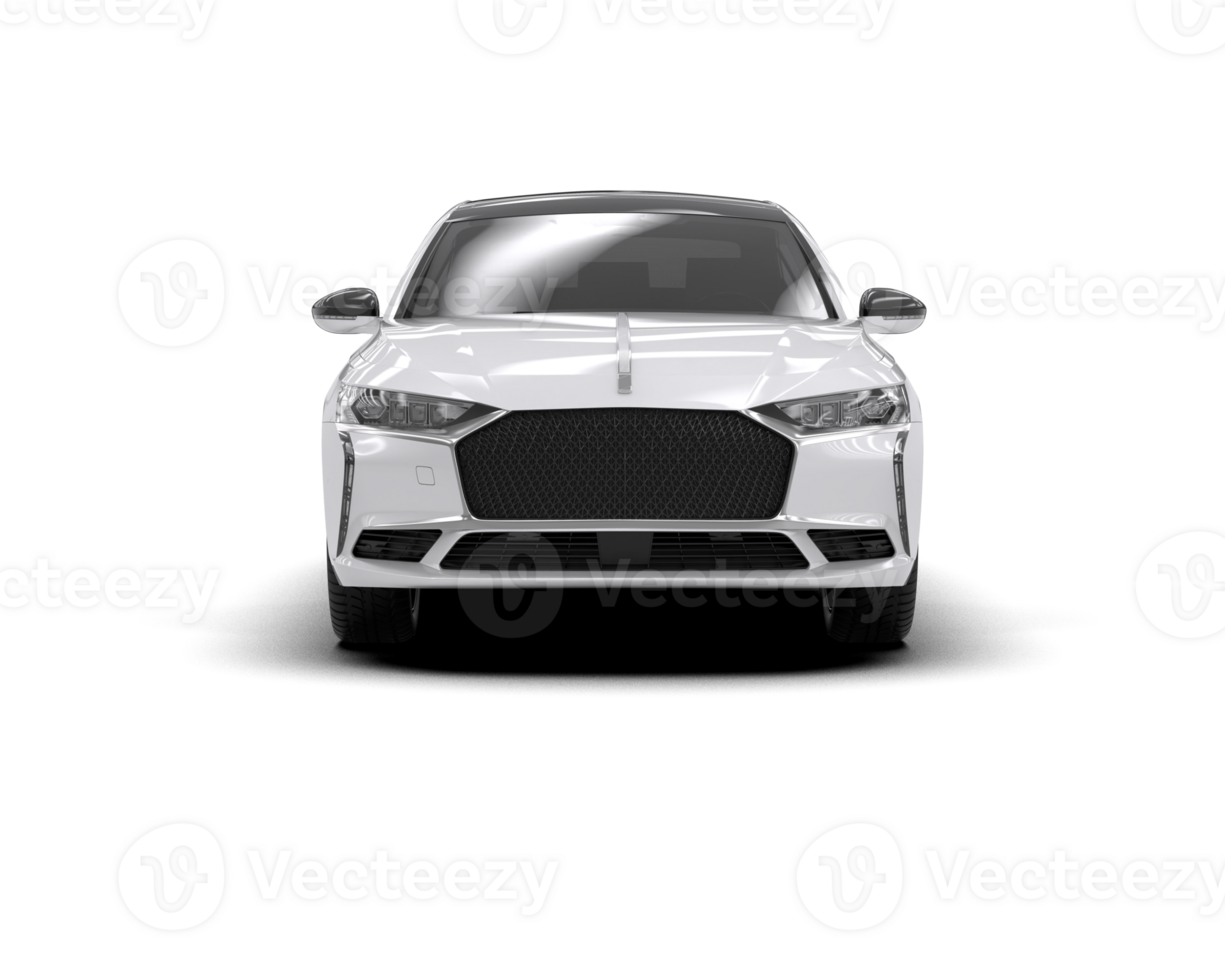 Modern car isolated on background. 3d rendering - illustration png