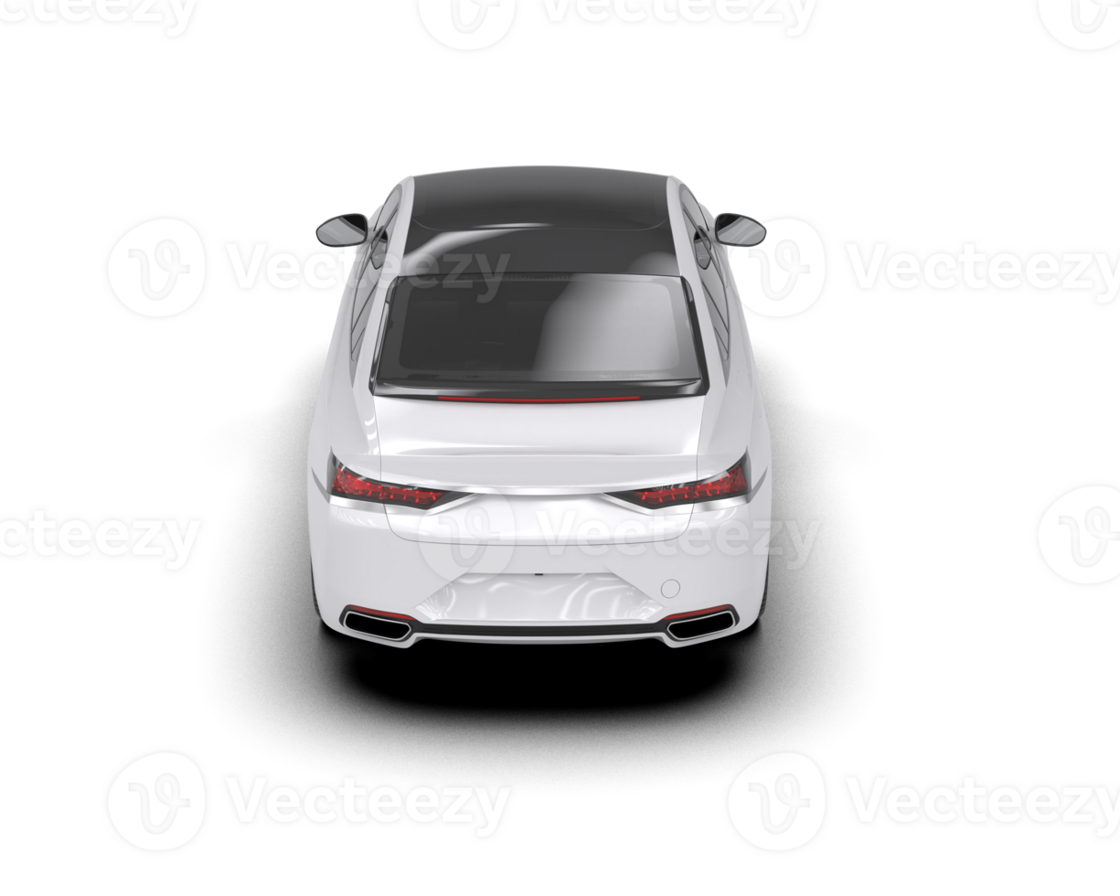 Modern car isolated on background. 3d rendering - illustration png