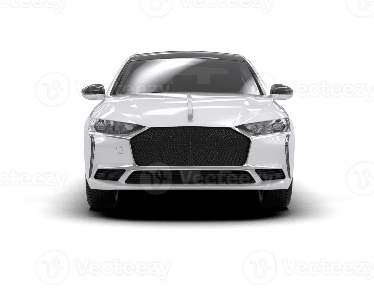 Modern car isolated on background. 3d rendering - illustration png
