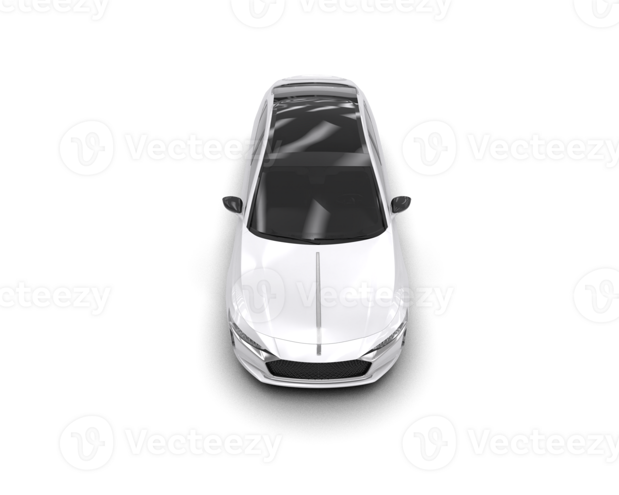 Modern car isolated on background. 3d rendering - illustration png
