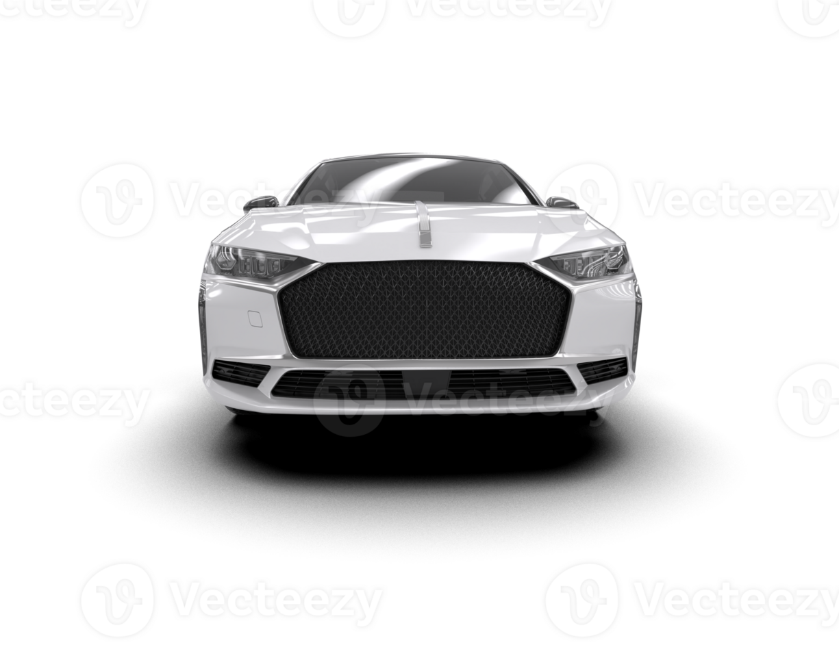 Modern car isolated on background. 3d rendering - illustration png