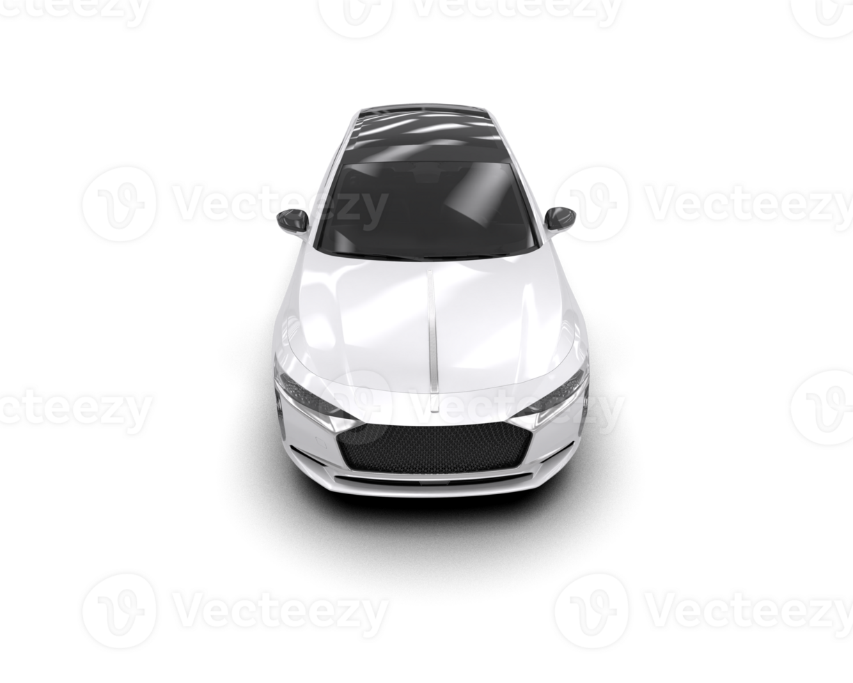 Modern car isolated on background. 3d rendering - illustration png