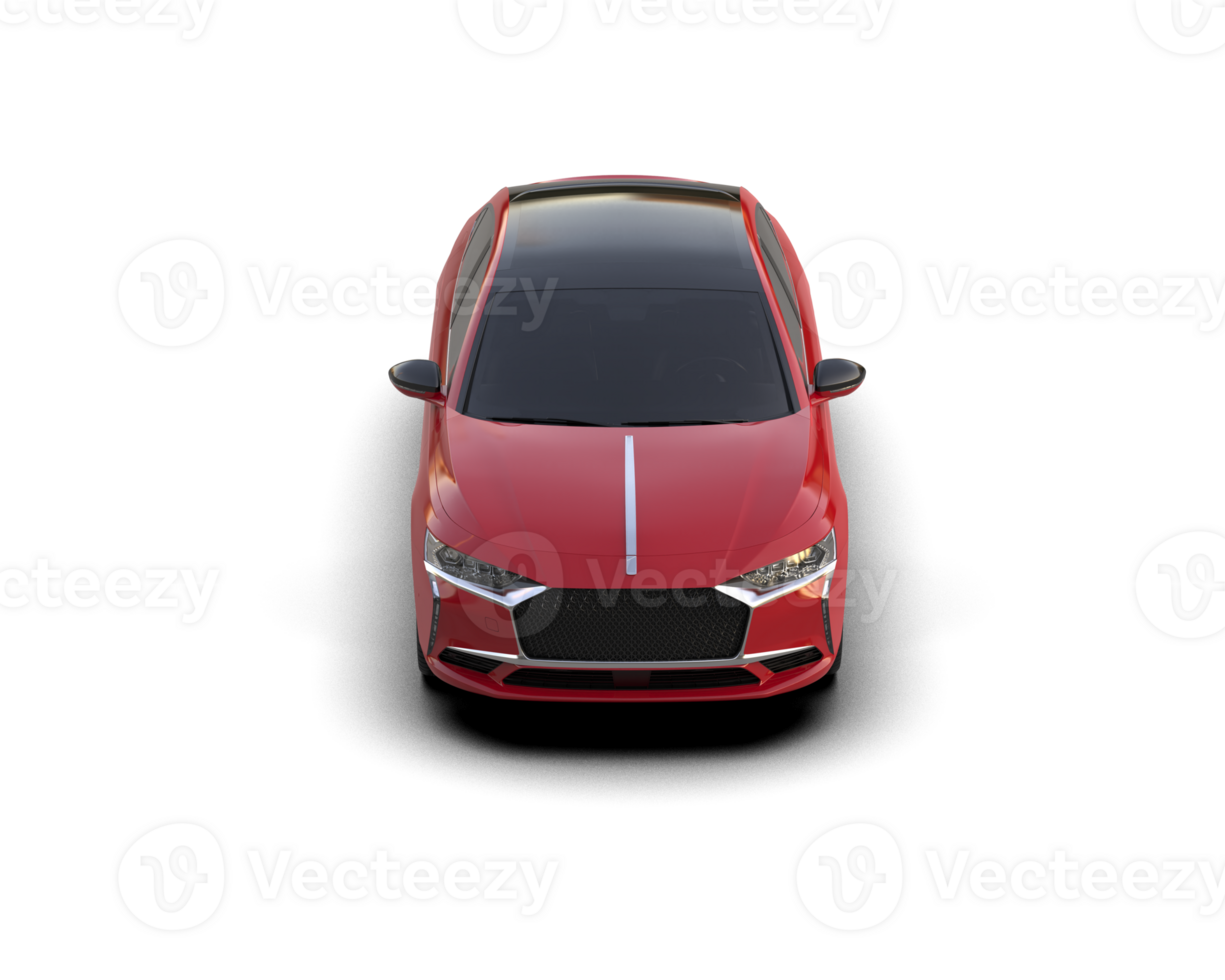 Modern car isolated on background. 3d rendering - illustration png