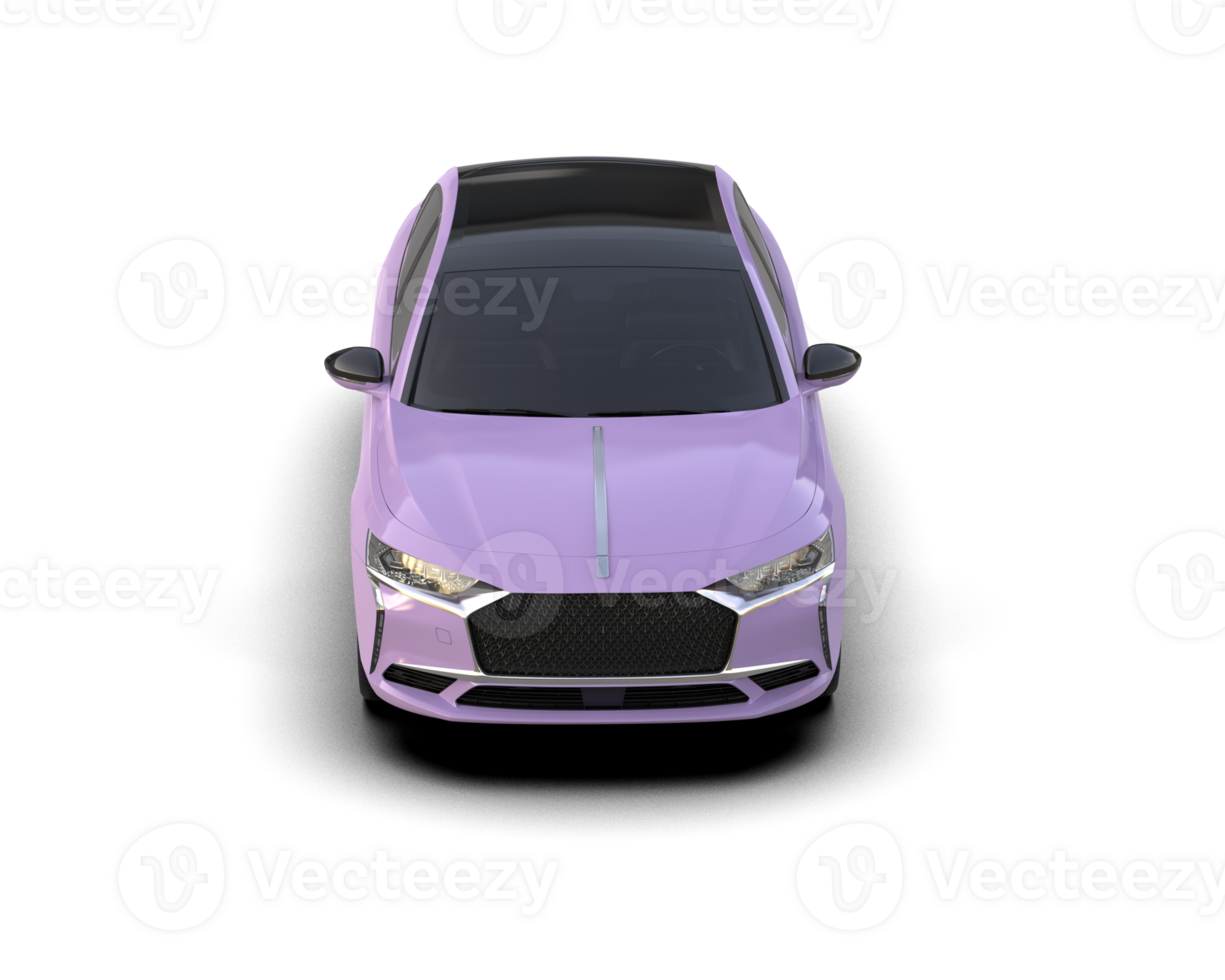 Modern car isolated on background. 3d rendering - illustration png