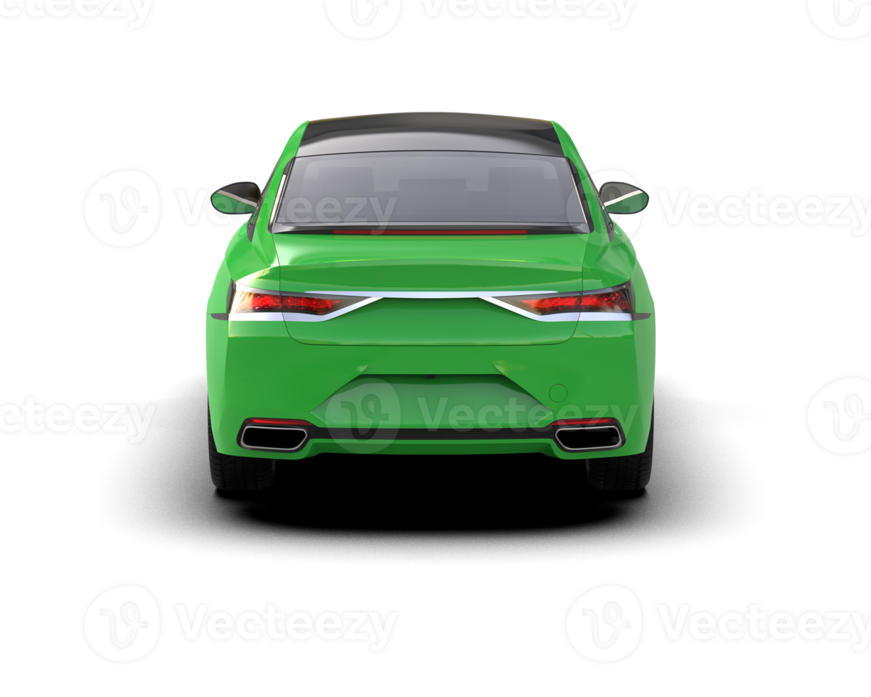 Modern car isolated on background. 3d rendering - illustration png