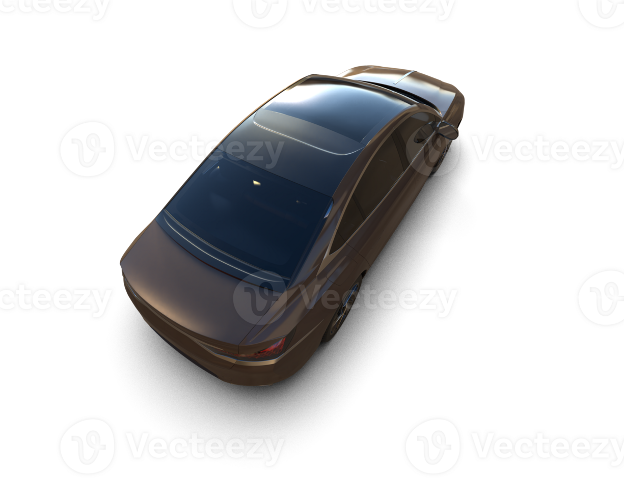 Modern car isolated on background. 3d rendering - illustration png
