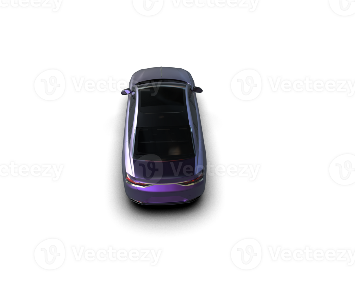 Modern car isolated on background. 3d rendering - illustration png