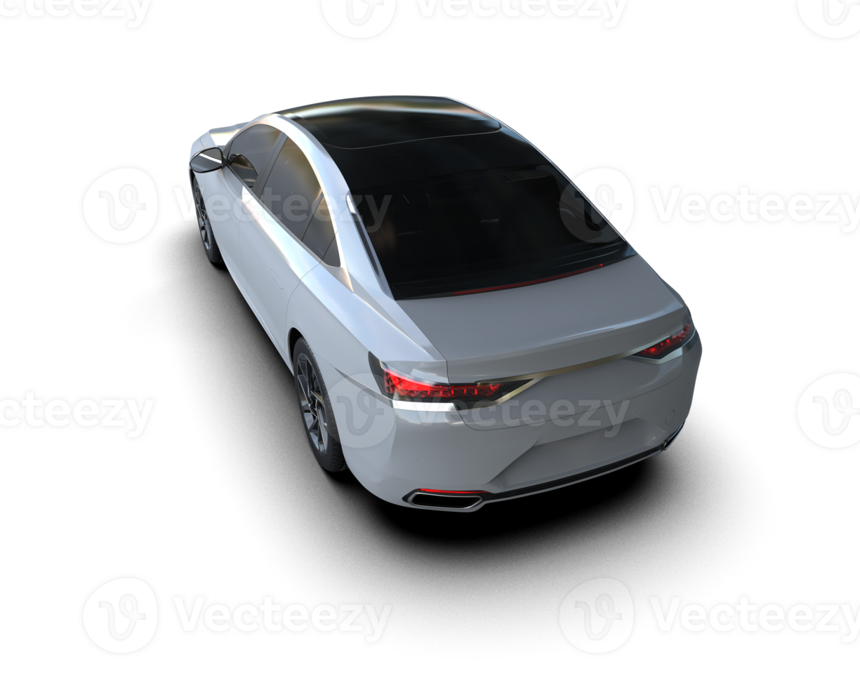 Modern car isolated on background. 3d rendering - illustration png