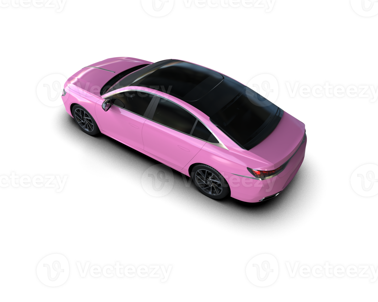 Modern car isolated on background. 3d rendering - illustration png
