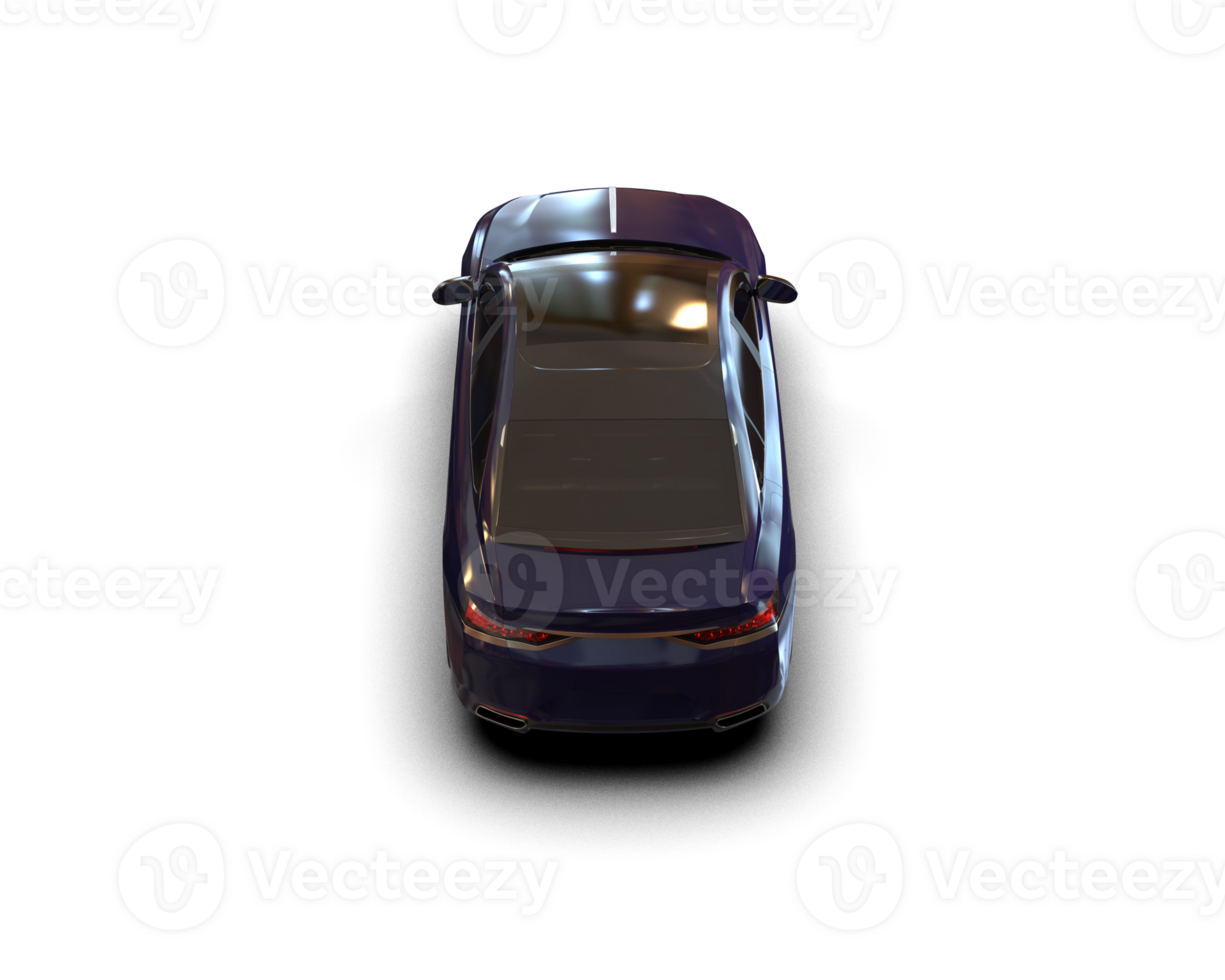 Modern car isolated on background. 3d rendering - illustration png