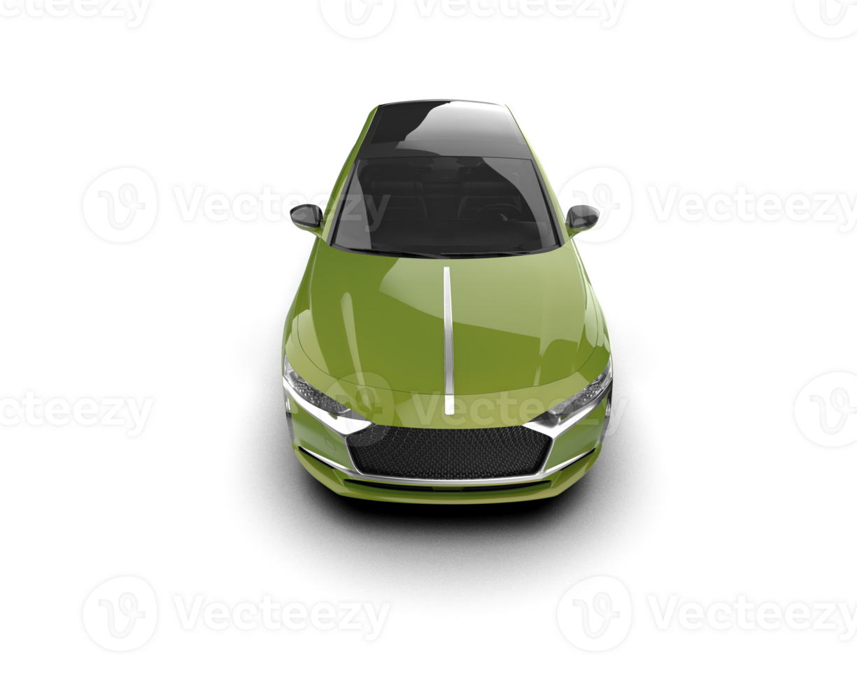 Modern car isolated on background. 3d rendering - illustration png