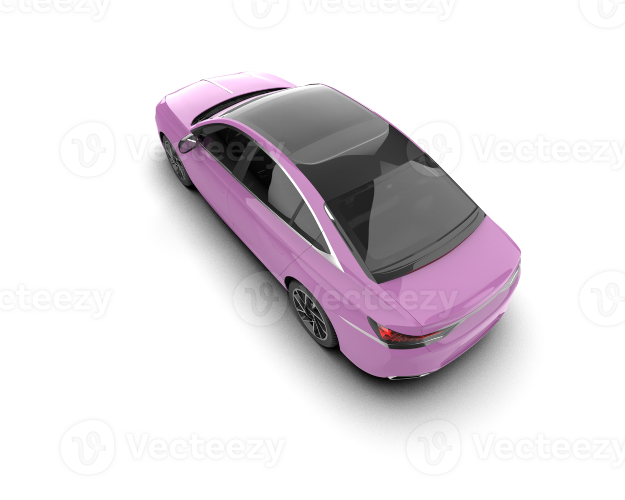 Modern car isolated on background. 3d rendering - illustration png