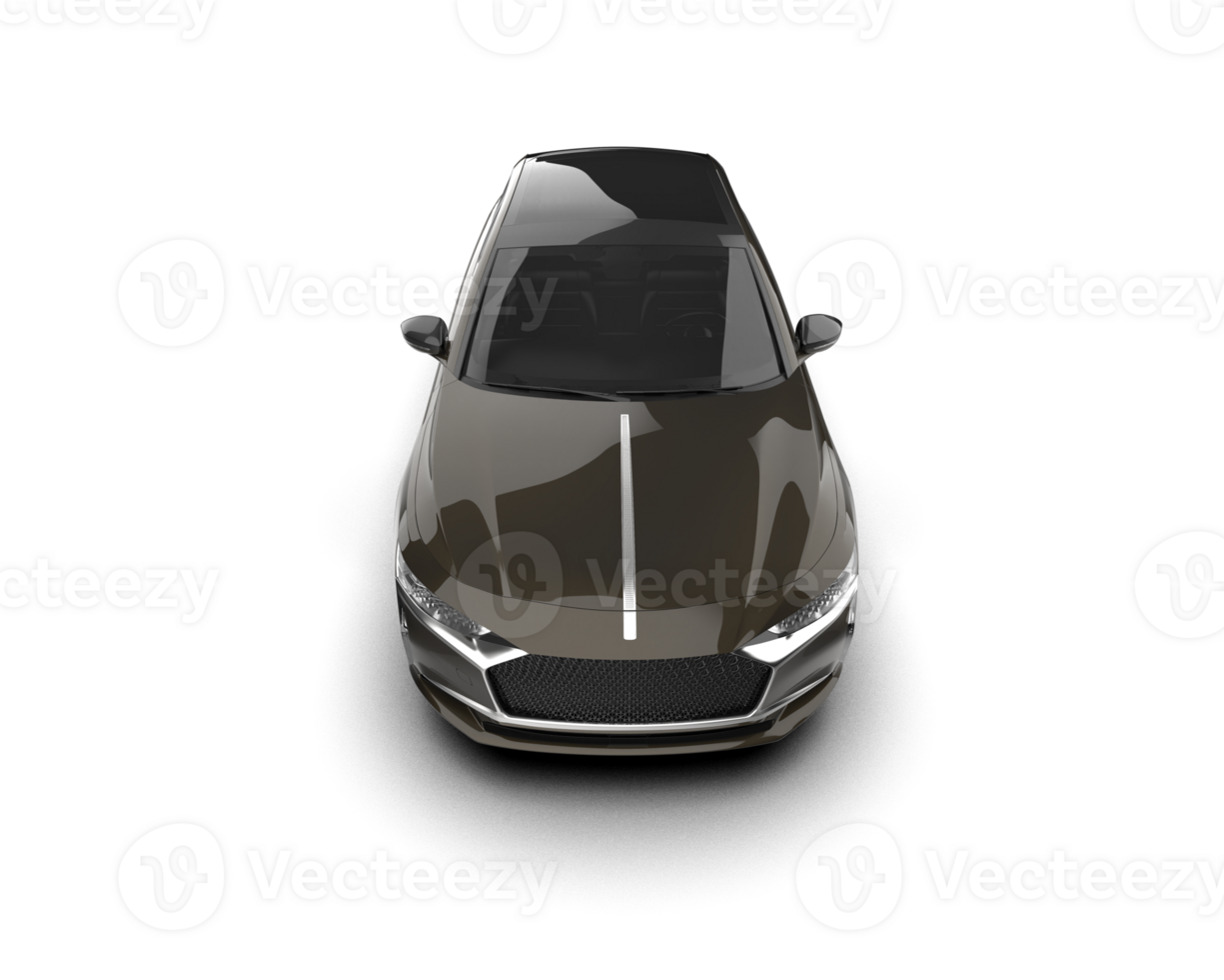 Modern car isolated on background. 3d rendering - illustration png