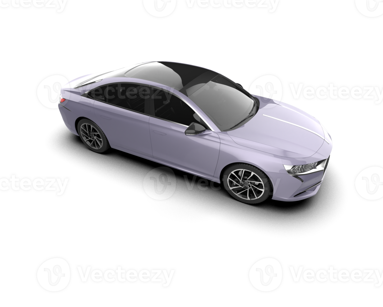 Modern car isolated on background. 3d rendering - illustration png