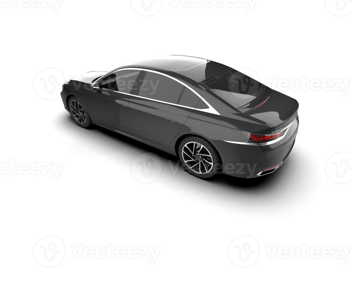 Modern car isolated on background. 3d rendering - illustration png