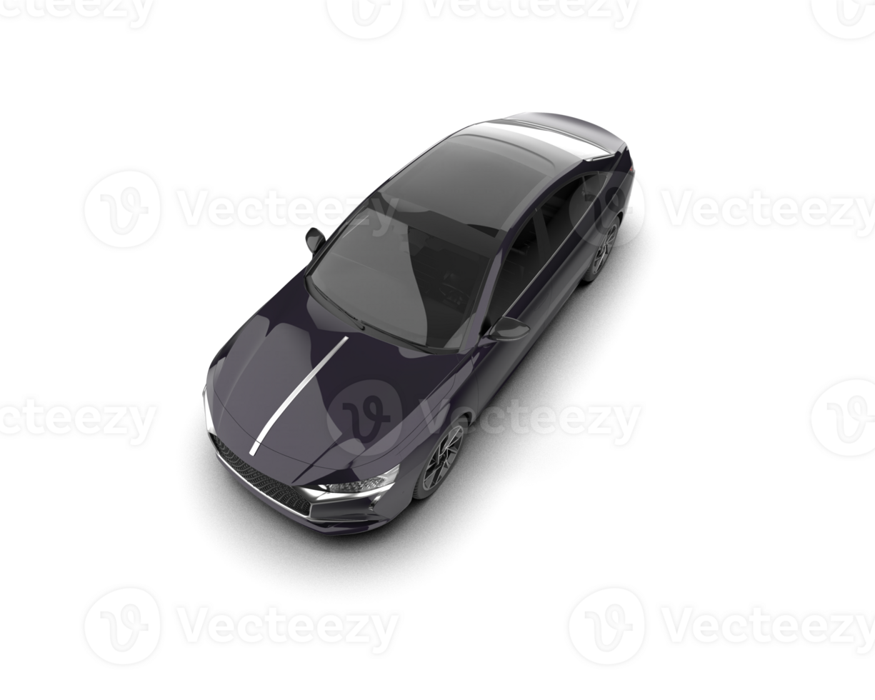 Modern car isolated on background. 3d rendering - illustration png
