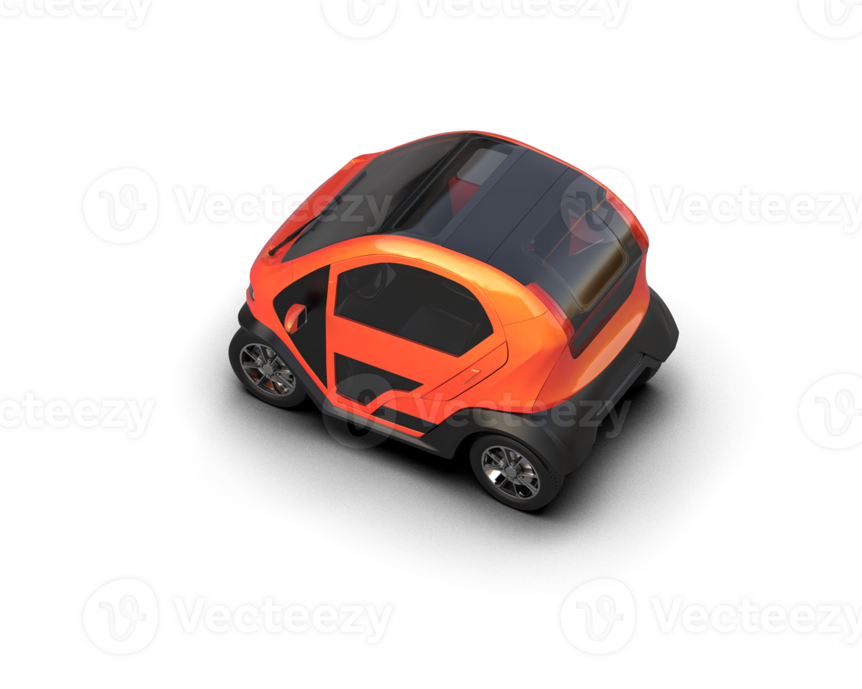Modern car isolated on background. 3d rendering - illustration png