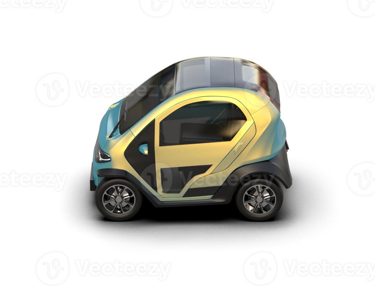 Modern car isolated on background. 3d rendering - illustration png