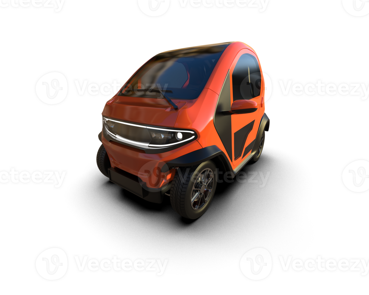 Modern car isolated on background. 3d rendering - illustration png