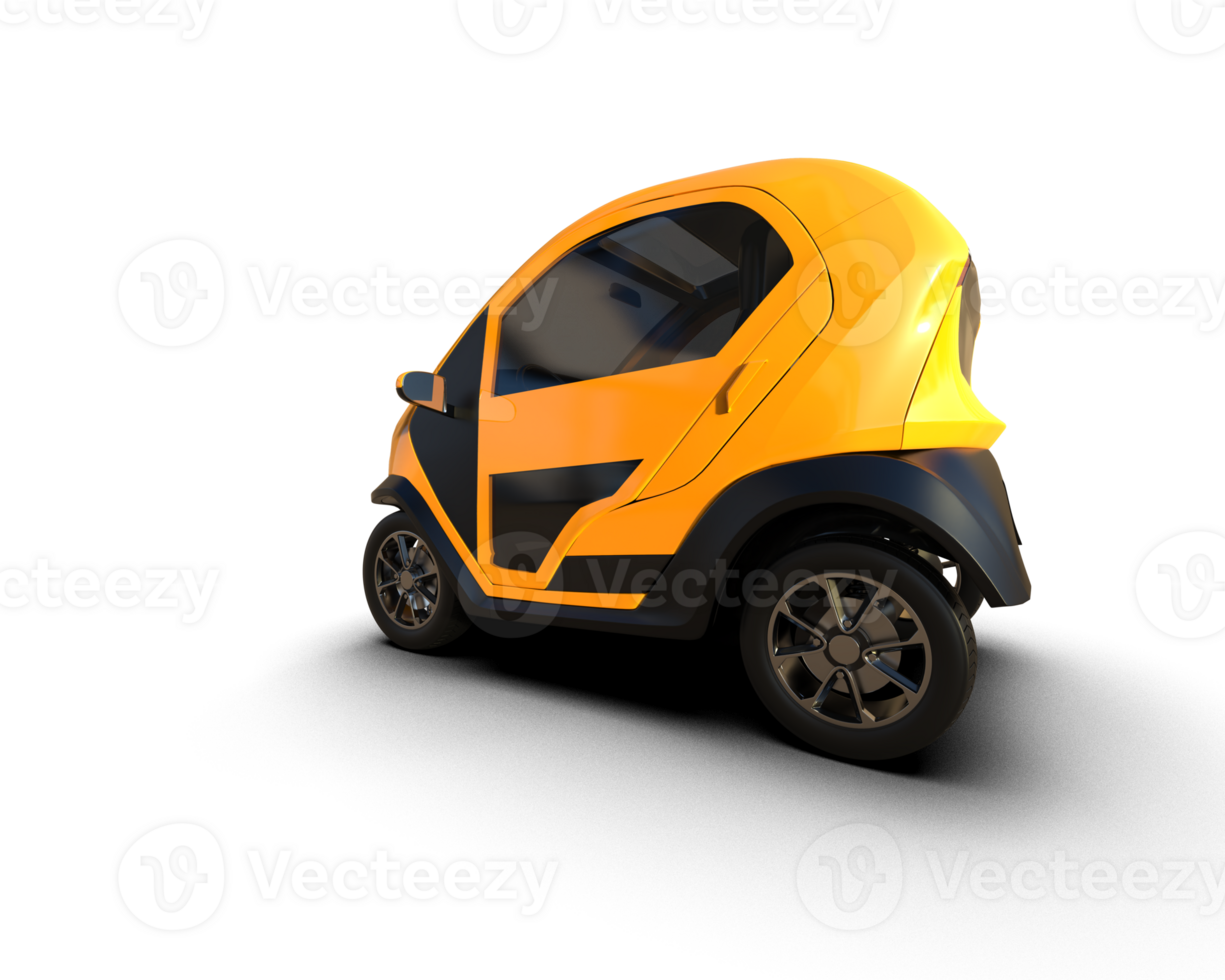 Modern car isolated on background. 3d rendering - illustration png