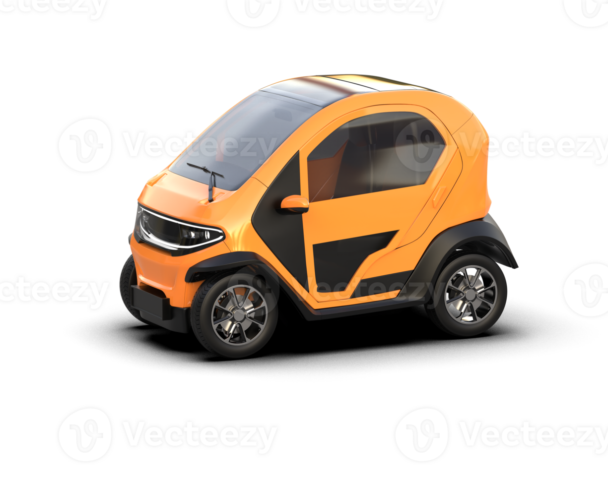 Modern car isolated on background. 3d rendering - illustration png