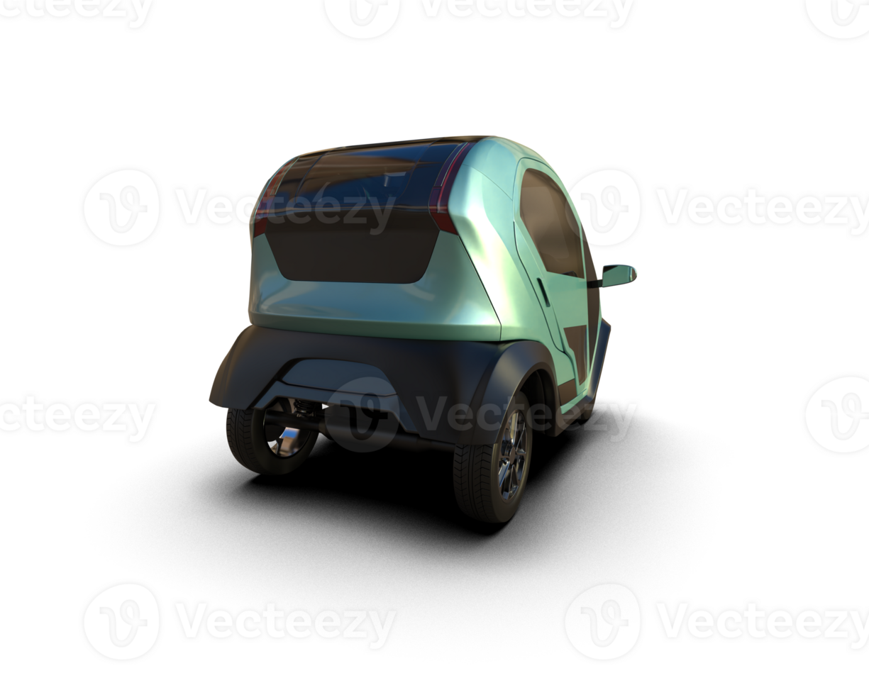 Modern car isolated on background. 3d rendering - illustration png