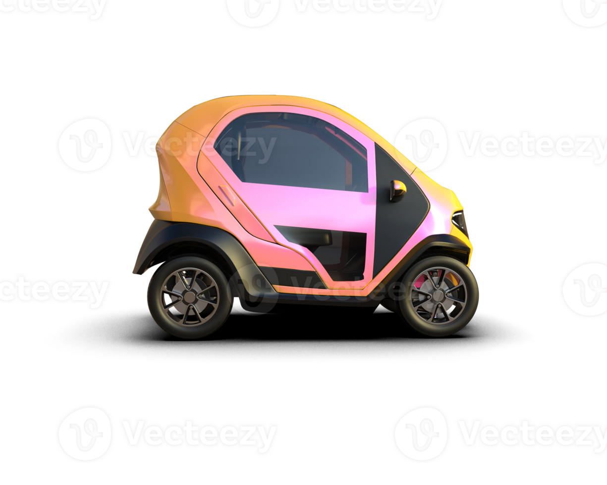 Modern car isolated on background. 3d rendering - illustration png