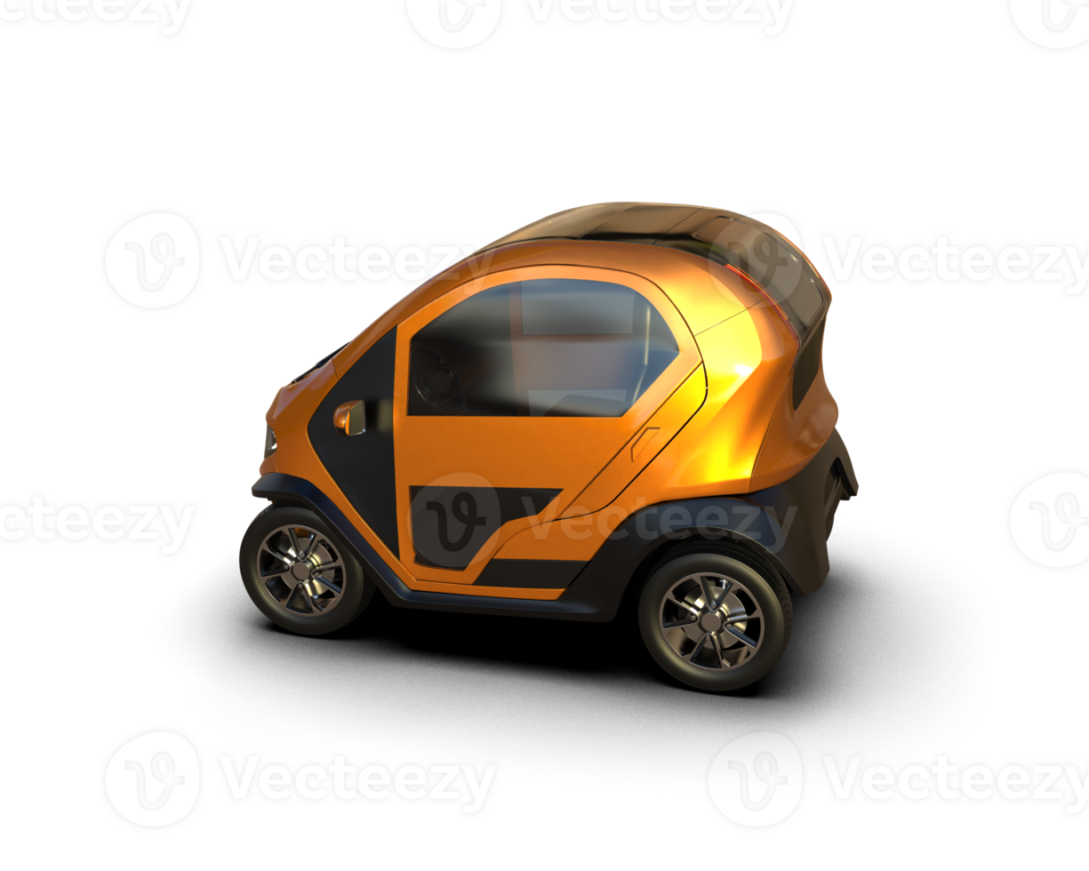 Modern car isolated on background. 3d rendering - illustration png