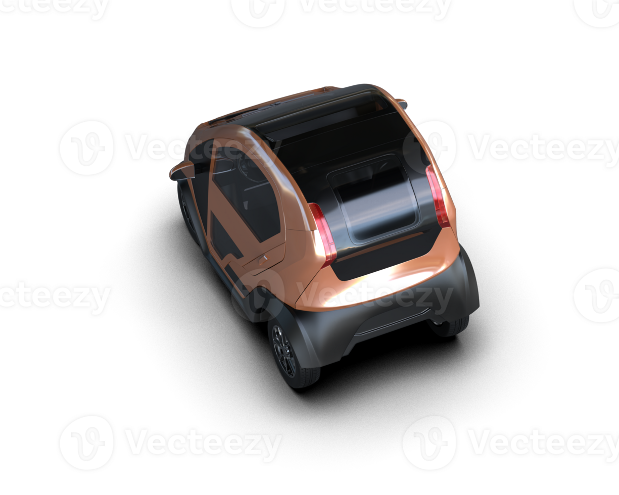 Modern car isolated on background. 3d rendering - illustration png