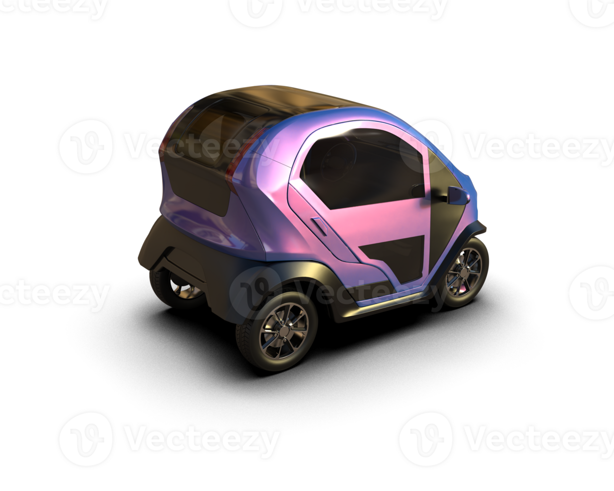Modern car isolated on background. 3d rendering - illustration png