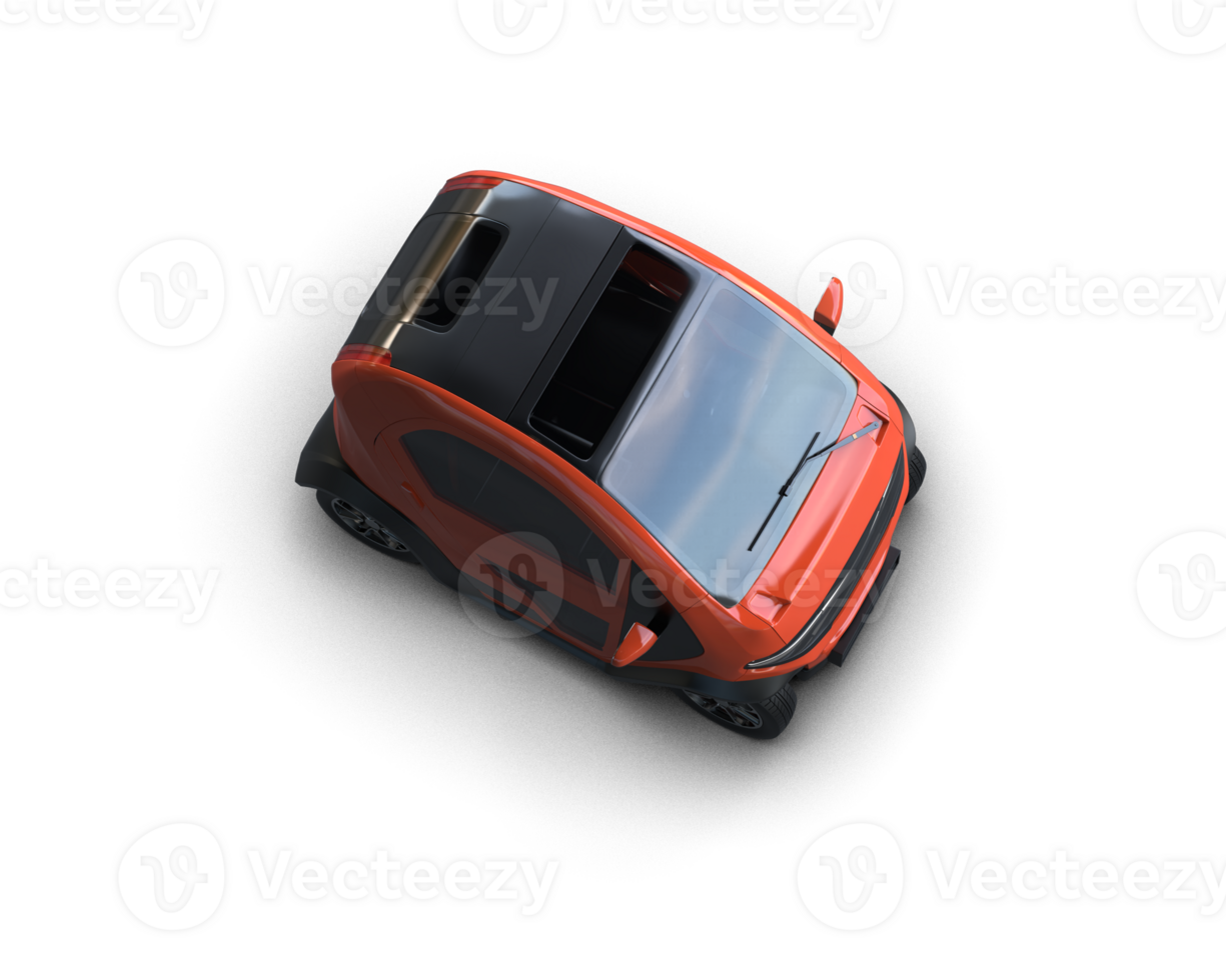 Modern car isolated on background. 3d rendering - illustration png