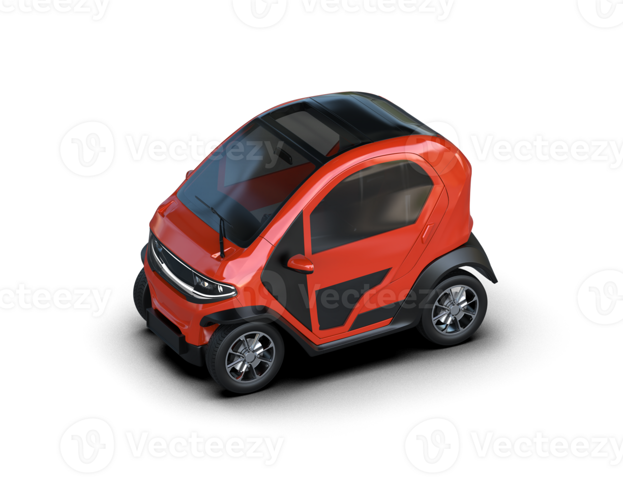 Modern car isolated on background. 3d rendering - illustration png