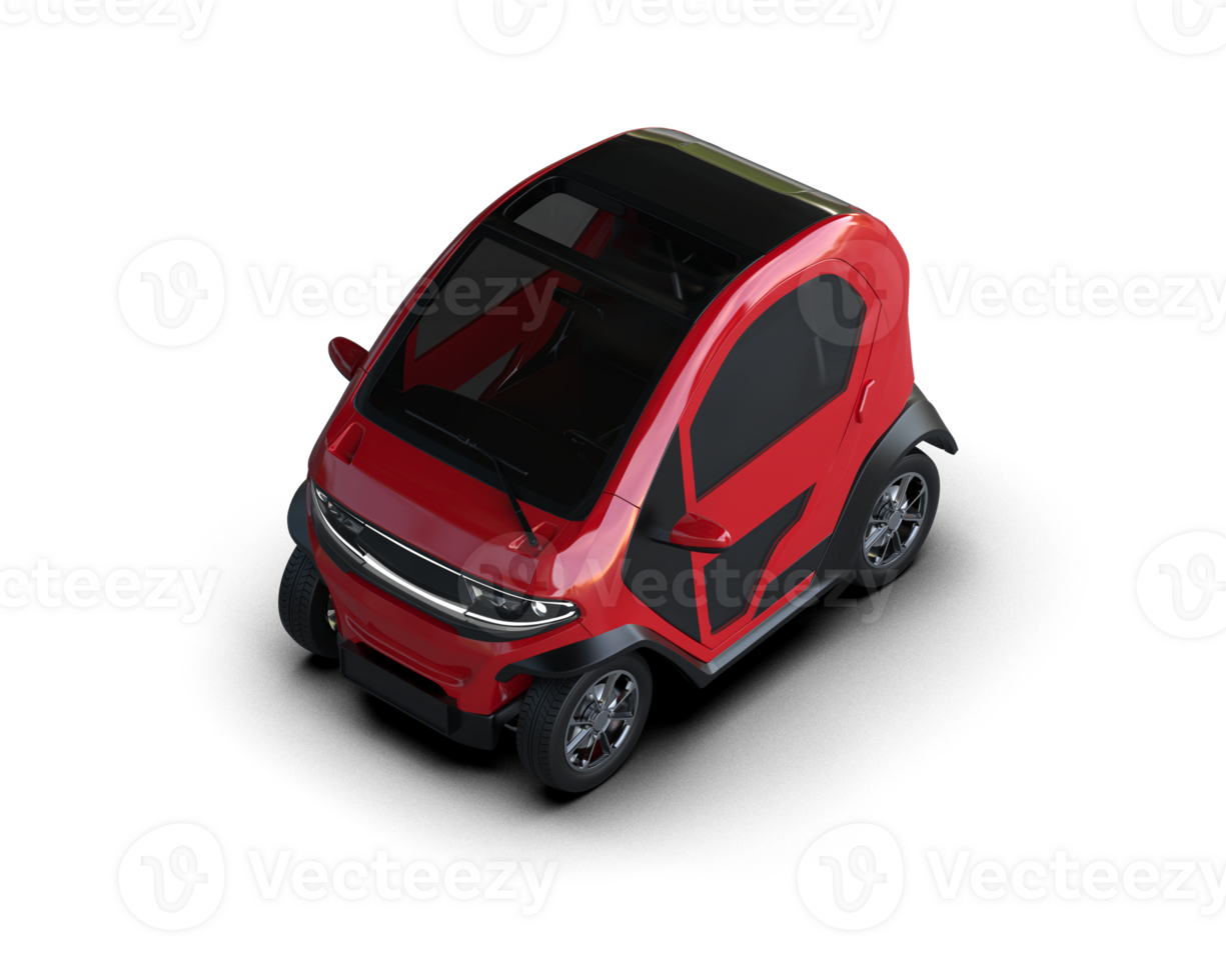 Modern car isolated on background. 3d rendering - illustration png