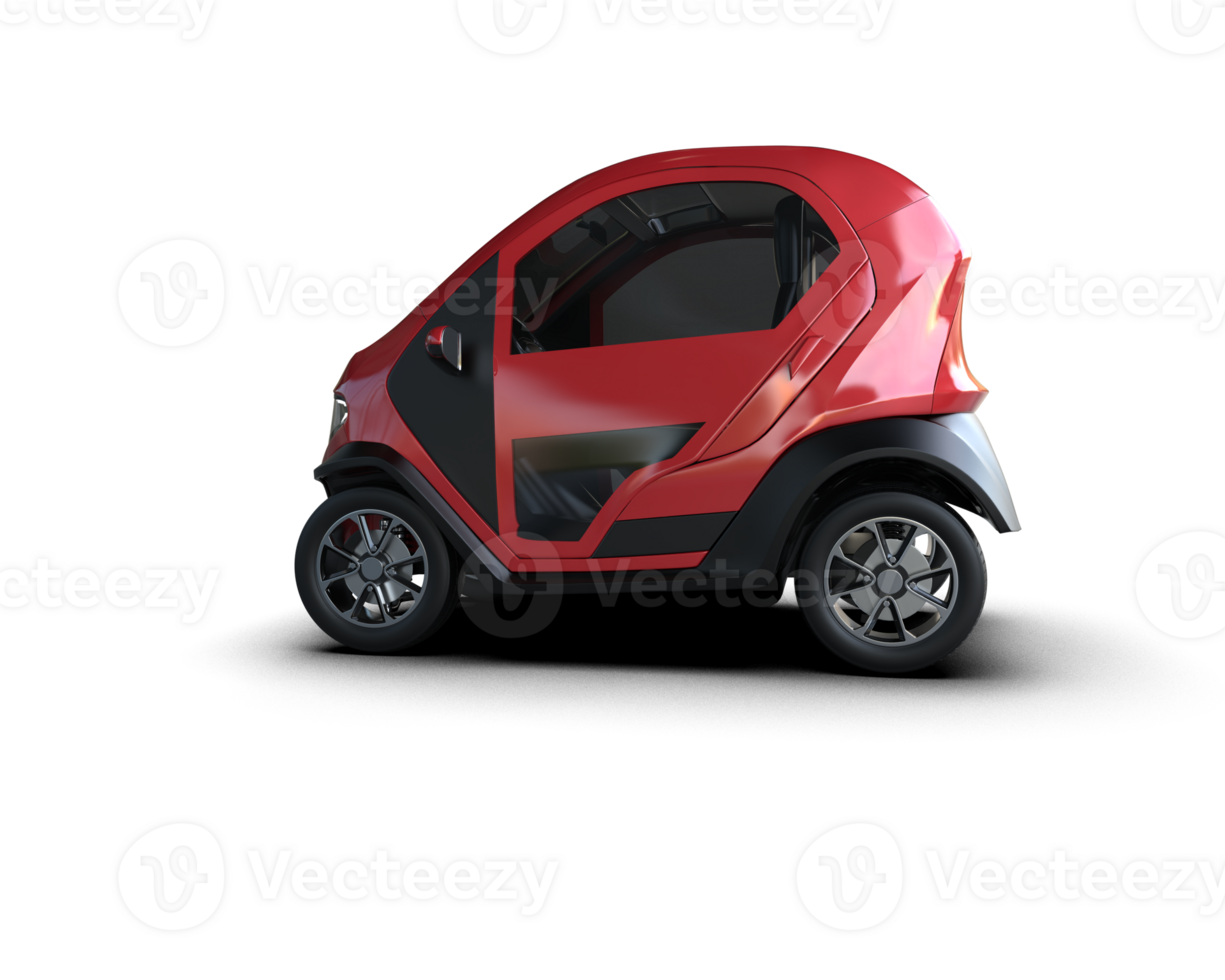 Modern car isolated on background. 3d rendering - illustration png