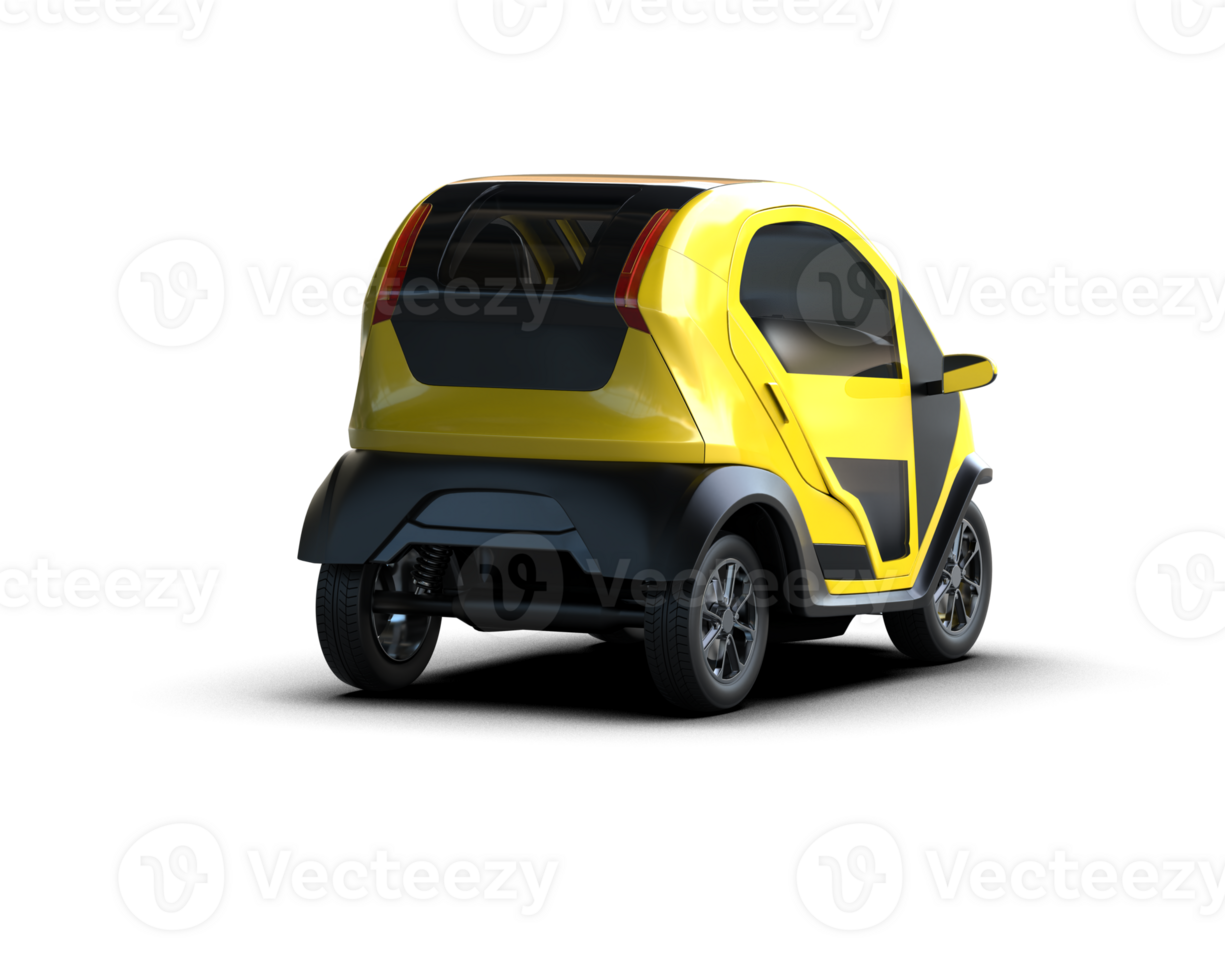 Modern car isolated on background. 3d rendering - illustration png