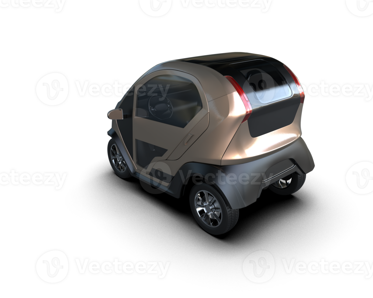 Modern car isolated on background. 3d rendering - illustration png