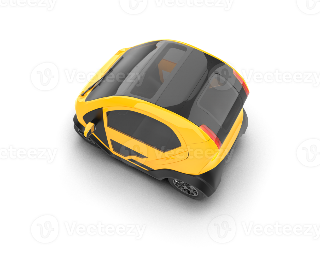 Modern car isolated on background. 3d rendering - illustration png