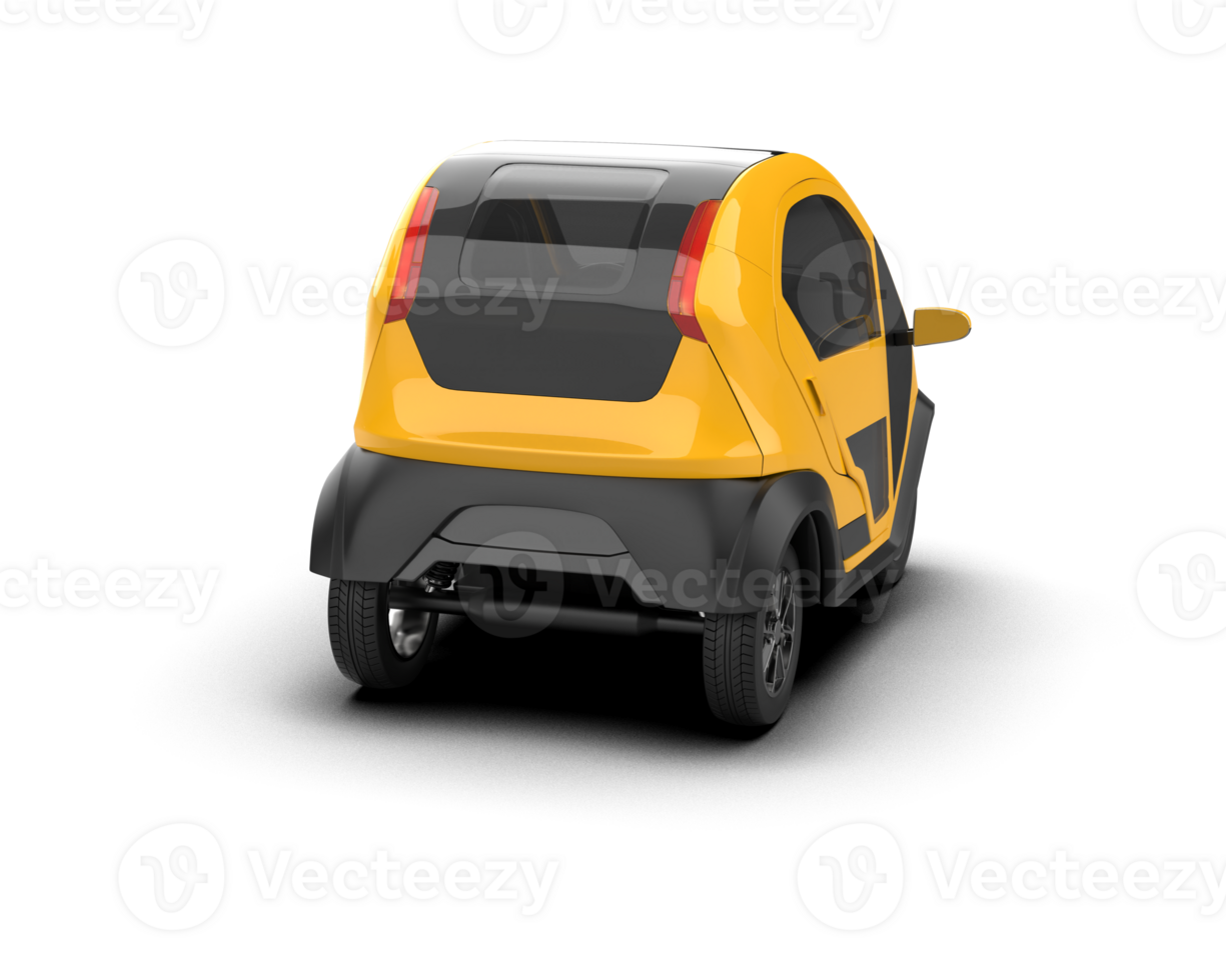 Modern car isolated on background. 3d rendering - illustration png