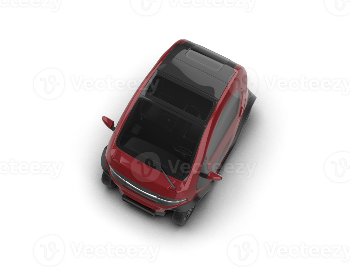 Modern car isolated on background. 3d rendering - illustration png