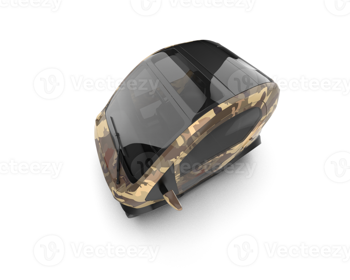 Modern car isolated on background. 3d rendering - illustration png
