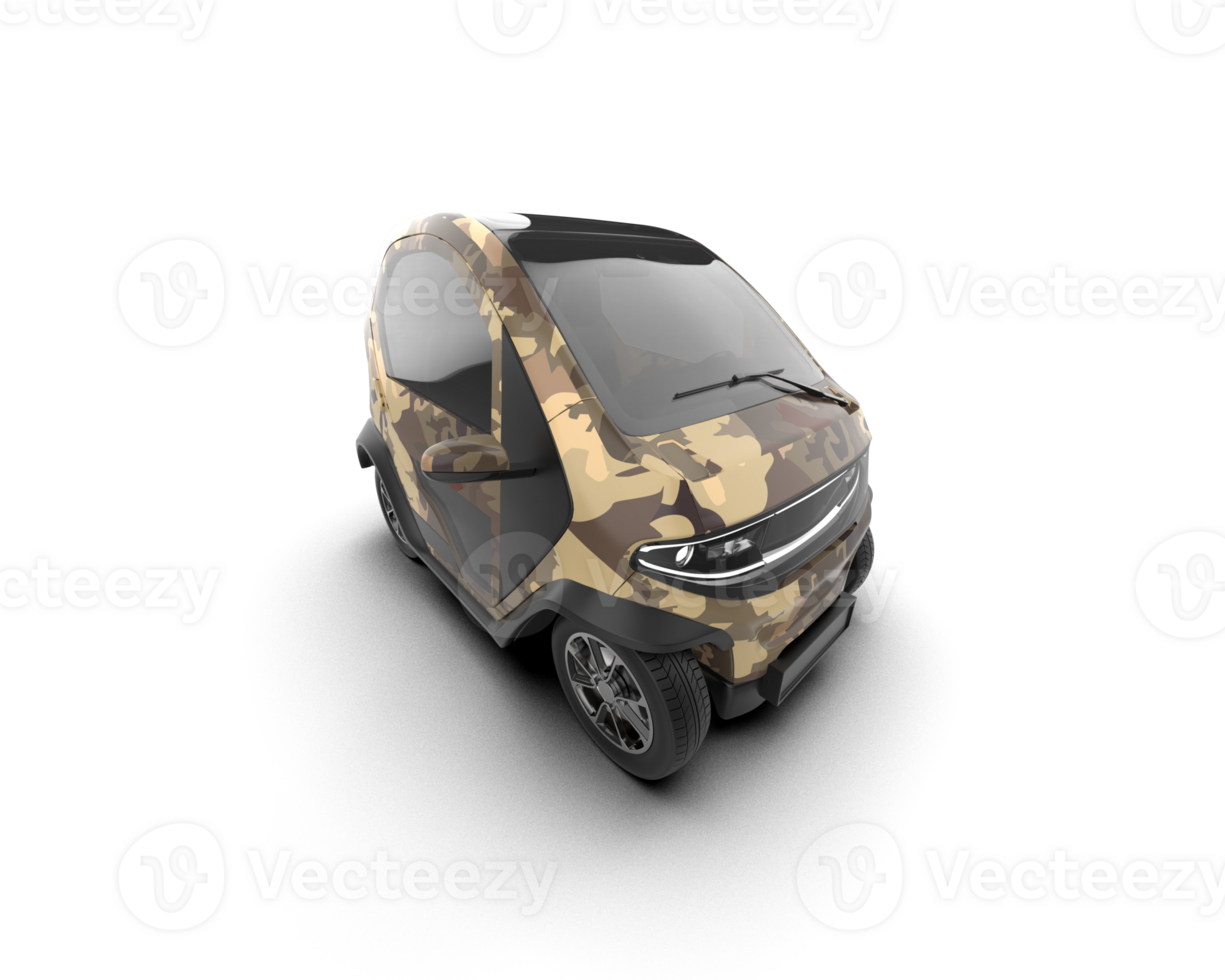 Modern car isolated on background. 3d rendering - illustration png