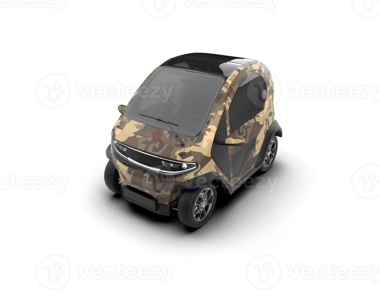 Modern car isolated on background. 3d rendering - illustration png