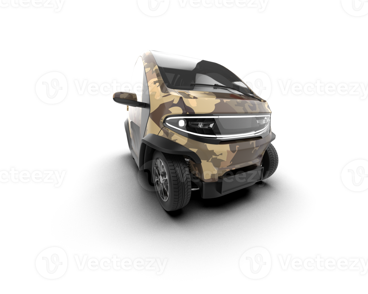 Modern car isolated on background. 3d rendering - illustration png