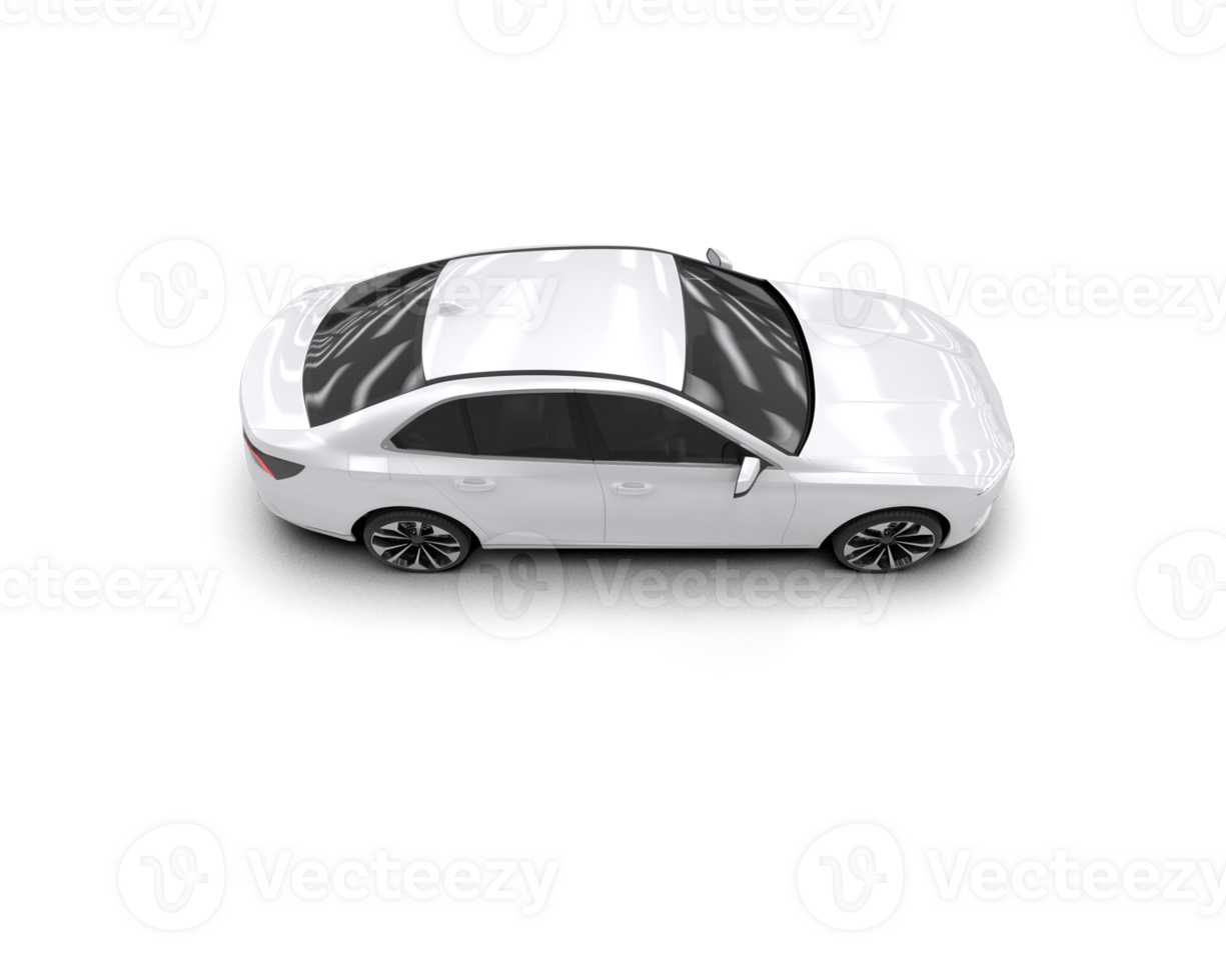 Modern car isolated on background. 3d rendering - illustration png