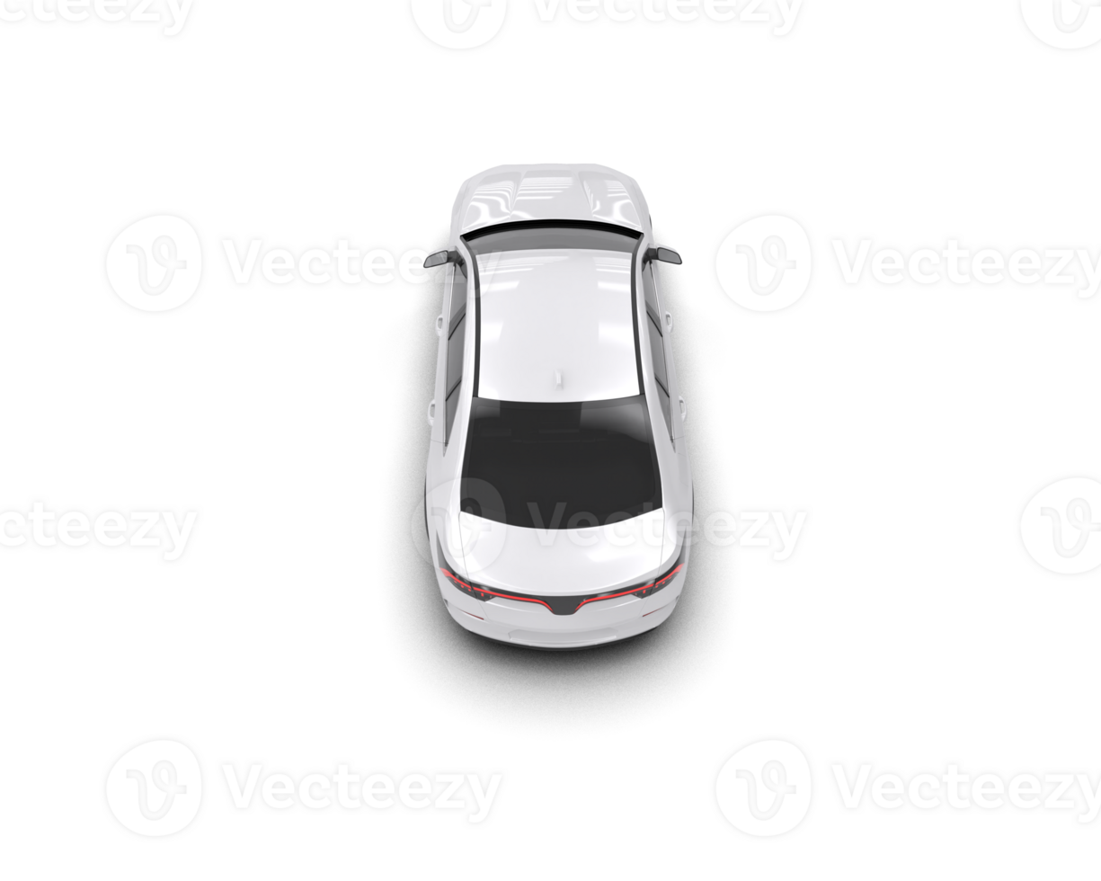 Modern car isolated on background. 3d rendering - illustration png