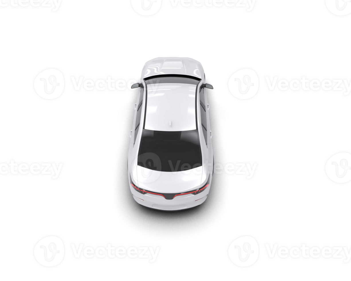 Modern car isolated on background. 3d rendering - illustration png